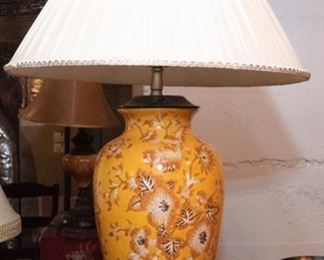 Yellow Vase Lamp $48