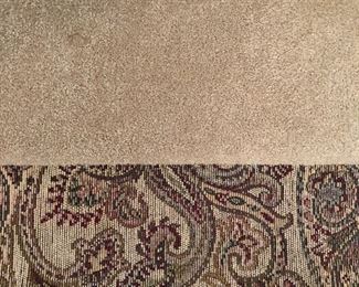 Custom Rug with 10" Tapestry-like Border $450
108 x 144   Excellent condition, no pet damage.