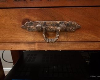 Rustic Southeast Asian-Style Carved Console Table $185
72 x 18.25 x 31.25 Good condition.