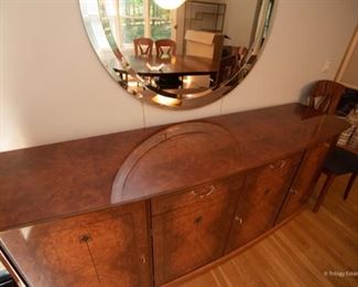 Lexington Furniture Lacquered Sideboard with Inlay   $475
82.5 x 21 x 33.5  Excellent Condition