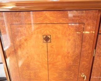 Lexington Furniture Lacquered Sideboard with Inlay   $475
82.5 x 21 x 33.5. Excellent Condition