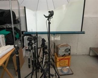 Lighting and video equipment