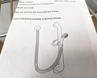 Capstone Chrome 3 Function Hand Shower With Slide Bar, Has Shower Head