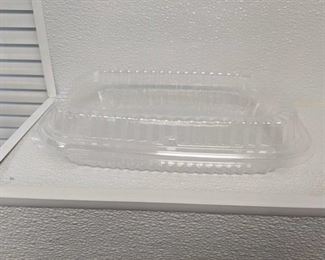 (2 Boxes) Pactiv Clearview Sell Out Platter Clear Entre Platter And Deep Dome, 280 Count Each Box