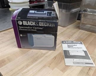 Brand New, Black And Decker Space Maker Optima Can Openers