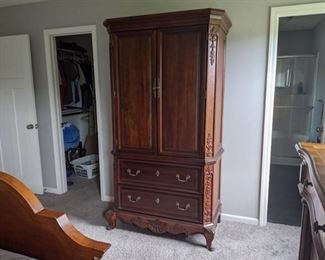 Armoire, One Piece Very Heavy Wood