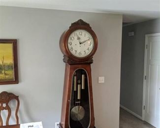 Grandfather Clock, Comes With Manual