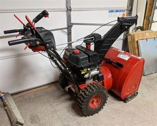 Craftsman Zero Turn Electric Start Snowblower 26 Inch Clearing Width