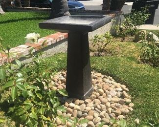 Bird bath and can be used for succulent arrangement. 