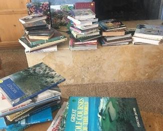 Various home, travel, art & decor table books 