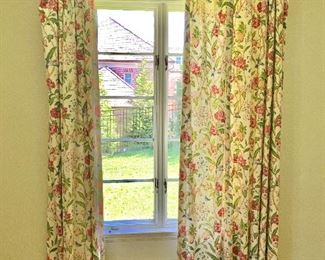$395 for 4 panels of lined curtains! Each panel approx 74" W x 92" H. 
