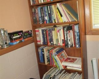 bookcase & books