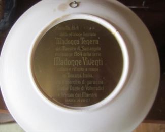 MADONNA TENERA PLATES
