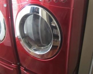 RED WASHER AND DRYER