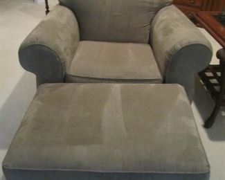 CHAIR AND OTTOMAN WITH MATCHING SOFAS