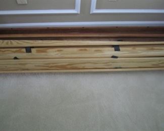 SLATS AND SIDE RAILS FOR KINGSIZE BED