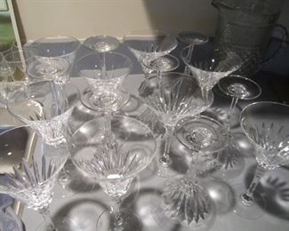 CRYSTAL MARTINI GLASSES