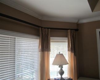 DRAPES AND RODS FOR SALE