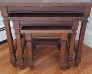 Broyhill nesting tables  2 sets available