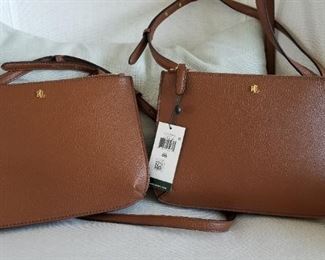 2- New with tags Ralph Lauren crossbody bags