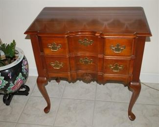 Small buffet/cabinet, 2 drawer, 30" W x 18" D x 30" H
