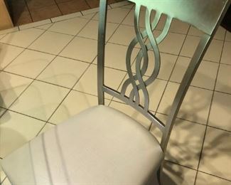 one of the kitchen chairs