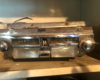Antique AM car radio