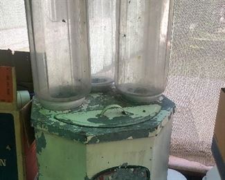 Antique chrome countertop beverage dispenser 