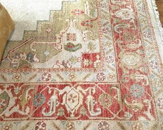 10’5” by 14’8” wool rug