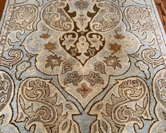 5’7” by 8’6” wool rug