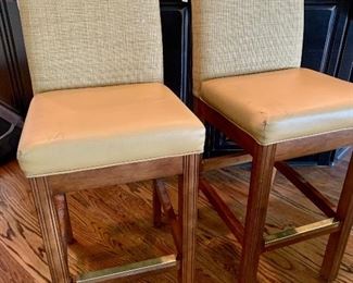 Pair of barstools by Fairfield