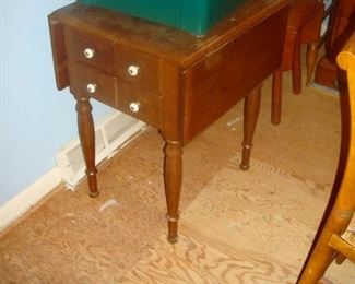 Antique two drawer stand.