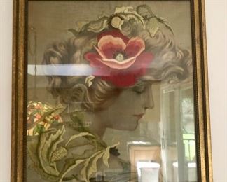 Antique Embroidered art 