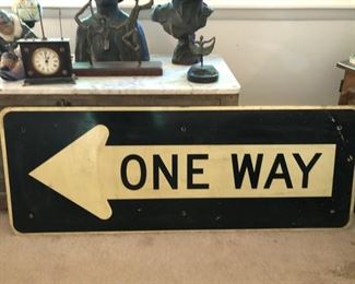 ONE WAY Street sign