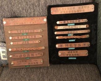 Vintage '70's Leather crafting supplies 