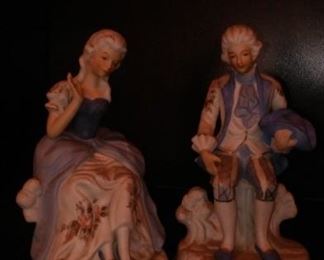 George And Martha Washington Figurines.