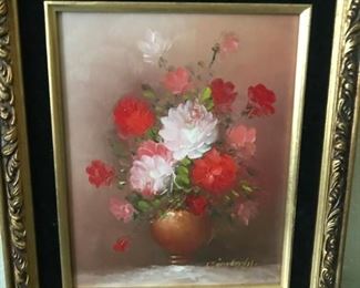 DQ Original Flower Oil Painting