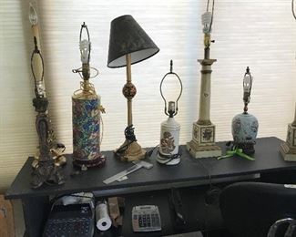 Only a few of a multitude of lamps.