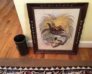 Outstanding bird rendering late 1800’s most likely