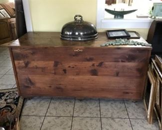 Very large cedar chest from ancestral home in Monetta
