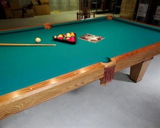 Brunswick regulation size pool table 