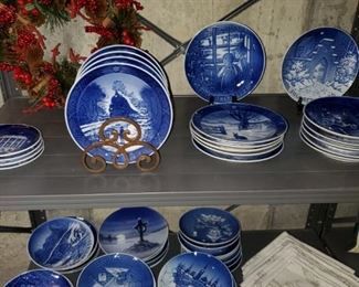Bing and Grondahl, Christmas plates, special event plates,  year plates  