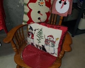 Rocking Chair, Holiday decor