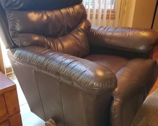 Brown Leather Lazy Boy  recliner