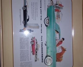 Ford Thunderbird serving tray.