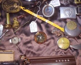 Vintage MI Deer Tags.
Men's Kingston 14k Gold Watch. 