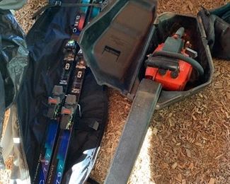 Craftsman chain saw 2 sets of skis 