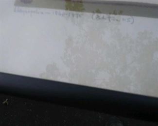 Beverly Hackett silkscreen "CHRYSOPOLIS" LISTED California artist