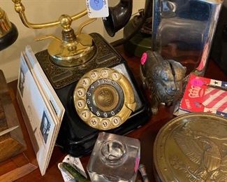 Old telephone and other vintage fun stuff