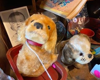 Vintage children's puppies and fun items